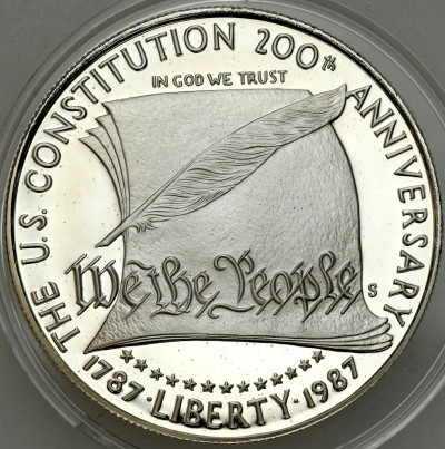 USA 1 dolar 1987 Konstytucja – SREBRO