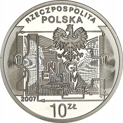10 złotych 2007 Enigma – SREBRO