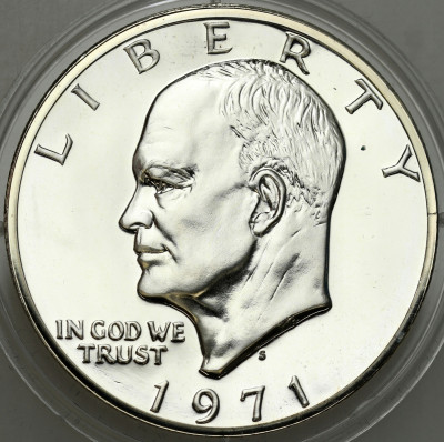 USA - 1 dolar 1971 S Eisenhower – SREBRO