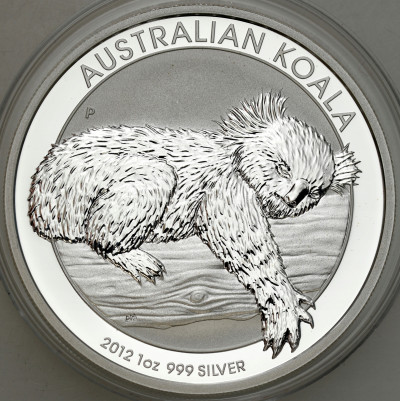 Australia - 1 dolar 2012 Koala - UNCJA SREBRA