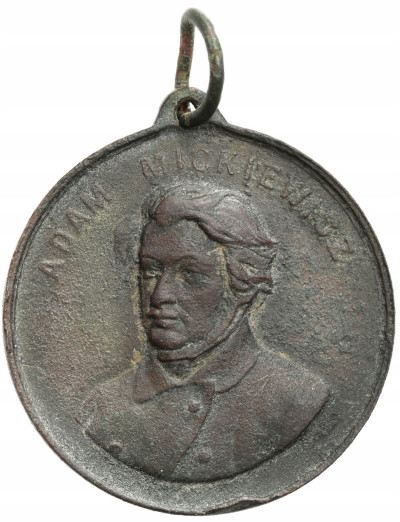 Polska. Medal Adam Mickiewicz 1890