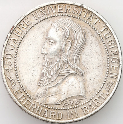 Niemcy. Weimar, 3 marki 1927 F, Stuttgart - Uniwersytet Tubingen - RZADKIE
