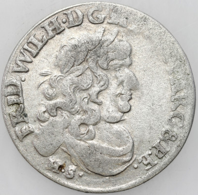 Niemcy, Fryderyk Wilhelm (1640-1688). Szóstak (6 groszy) 16??, Królewiec