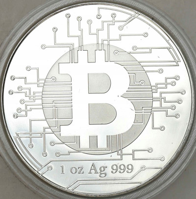 Czad 5000 franków, 2022 Bitcoin - SREBRO