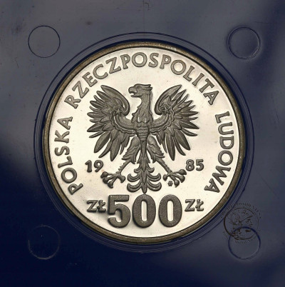 PRL. 500 złotych 1985 Przemysław II – SREBRO