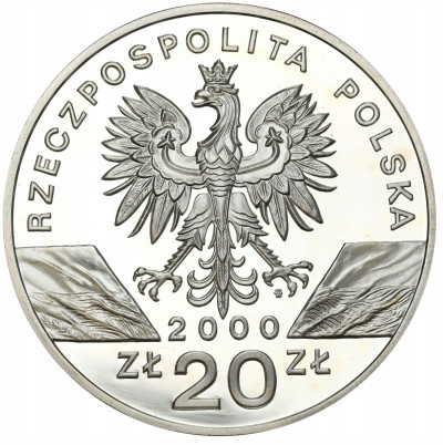 III RP. 20 złotych 2000 Dudek – SREBRO