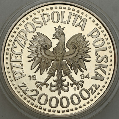 200.000 złotych 1994 Zygmunt I Stary – popiersie - SREBRO
