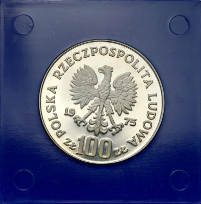 PRL. 100 złotych 1975 Modrzejewska – SREBRO