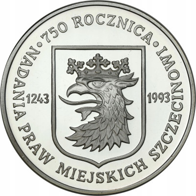 200.000 złotych 1993 Szczecin – SREBRO