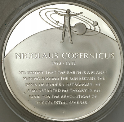 Medal - Mikołaj Kopernik Sterling 75 - SREBRO