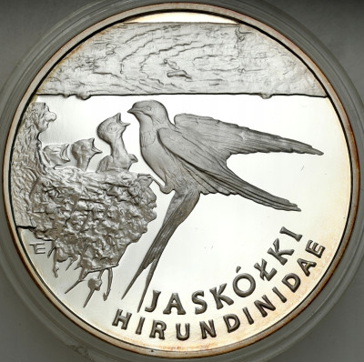 III RP. 300.000 złotych 1993 Jaskółki - SREBRO