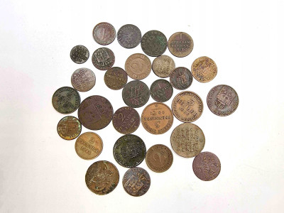 Niemcy, zestaw monet –28 sztuk