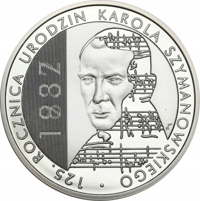 10 złotych 2007 Karol Szymanowski - SREBRO