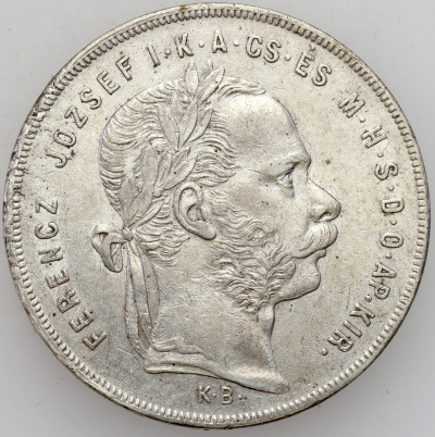 Węgry. Franciszek Józef I. 1 forint 1879 KB, Kremnica