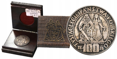 100 złotych 1966 Mieszko i Dąbrówka – Millenium