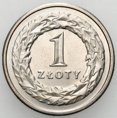 III RP. 1 złoty 1992 – RZADSZY ROCZNIK