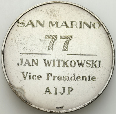 Medal - Jan Witkowski Vice Presidente - SREBRO