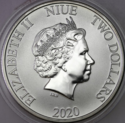 Niue - 2 dolary 2020 - Park Jurajski - SREBRO