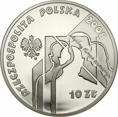 III RP. 10 złotych 2008 Sybiracy – SREBRO