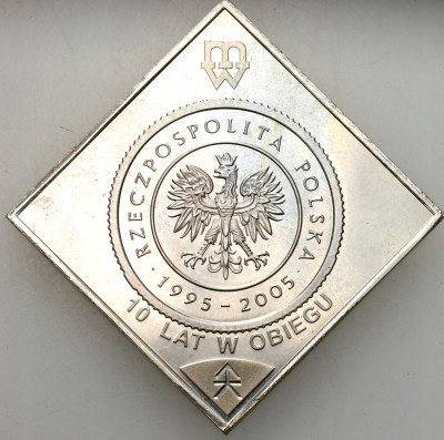 Klipa 5 złotych 1995-2005 MW - SREBRO