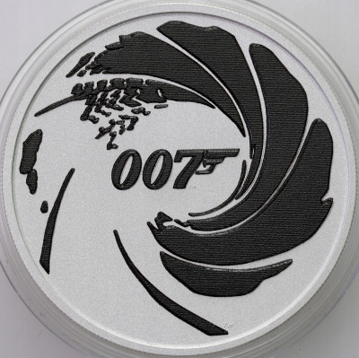 Tuvalu - 1 dolar 2022 - James Bond 007 - SREBRO