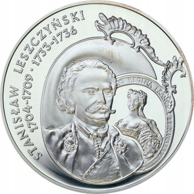 10 złotych 2003 Leszczyński popiersie - SREBRO