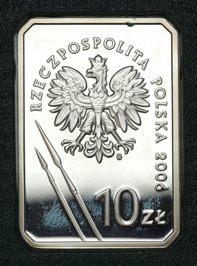 III RP 10 zł 2006 Jeździec Piastowski SREBRO