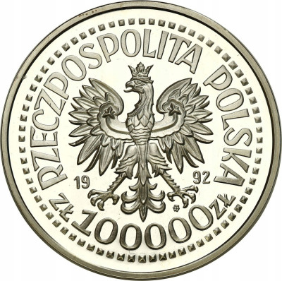 III RP. 100.000 złotych 1992 Korfanty - SREBRO