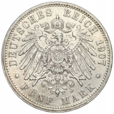 Niemcy, Prusy. 5 marek 1907 A, Berlin