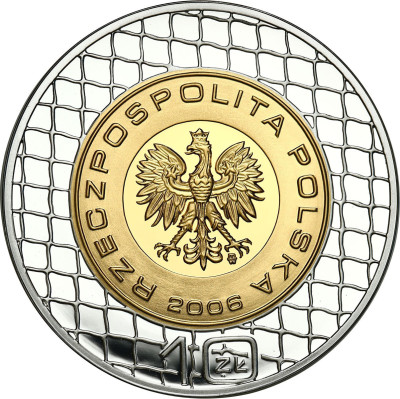 10 złotych 2006 Niemcy piłka nożna - plater - SREBRO