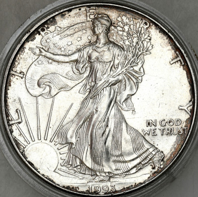 USA 1 dolar 1993 Liberty SREBRO uncja