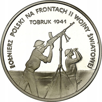 100.000 złotych 1991 Tobruk – SREBRO