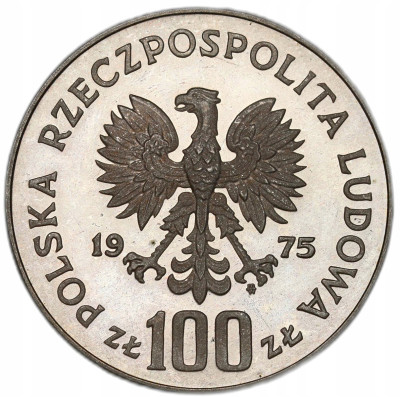 100 złotych 1975 Zamek Królewski w Warszawie – SREBRO