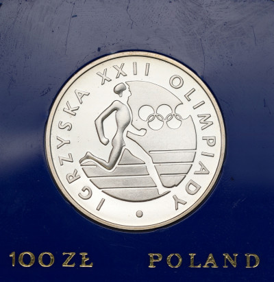 PRL - 100 złotych 1980 Igrzyska XXII Olimpiady - SREBRO