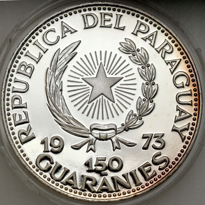 Paragwaj - 150 guarani 1973 - Johann Wolfgang von Goethe - SREBRO UNCJA