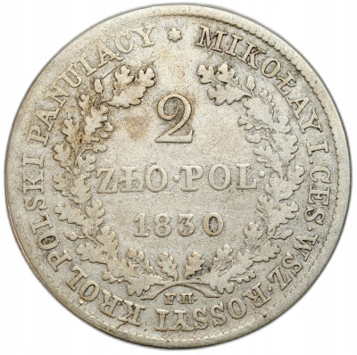 2 złote 1830 FH, Warszawa - RZADKI ROCZNIK