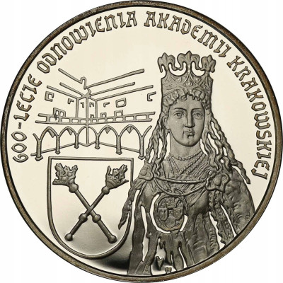 10 złotych 1999 Akademia Krakowska – SREBRO