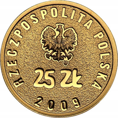Polska. 25 złotych 2009 Wybory 4 czerwca 1989 Solidarność - ZŁOTO