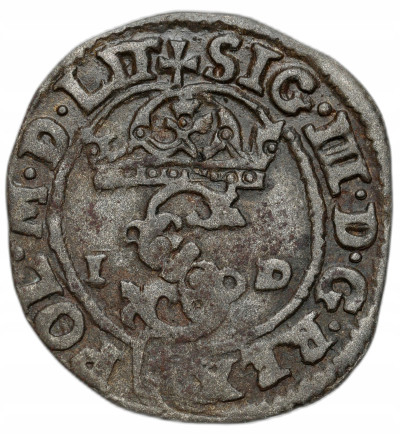 Zygmunt III Waza. Szeląg 1588, Olkusz - znak Półruszt