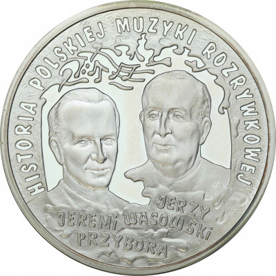 10 złotych 2011–J. Wasowski i J. Przybora – SREBRO
