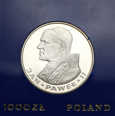 PRL - 1000 złotych 1982 Papież Jan Paweł II – SREBRO