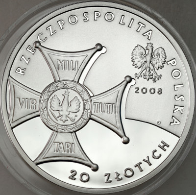 20 złotych 2008, 90 rocznica Niepodległości – SREBRO