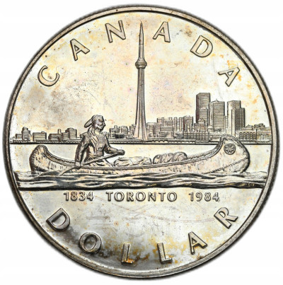 Kanada. 1 dolar 1984