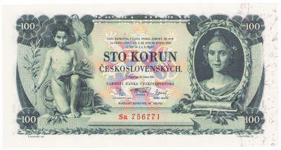 Czechosłowacja. SPECIMEN 100 koron 1931 seria Sa