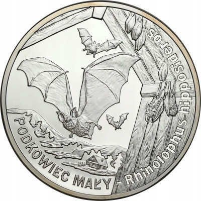 20 złotych 2010 Nietoperz Podkowiec Mały - SREBRO