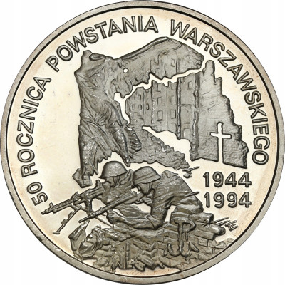 300.000 złotych 1994 Rocznica Powstania Warszawskiego - SREBRO