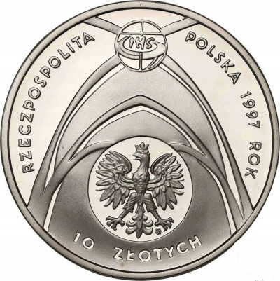 10 złotych 1997 Jan Paweł II Eucharystia - SREBRO