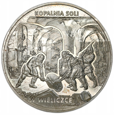 20 złotych 2001 Wieliczka - kopalnia soli – SREBRO