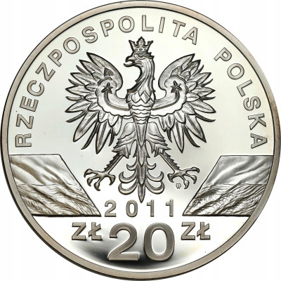20 złotych 2011 Borsuk – SREBRO
