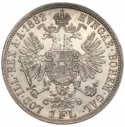 Austria - 1 floren 1882 - Franciszek Józef I - SREBRO